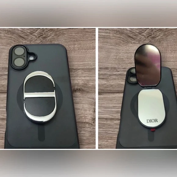 Dior Attache Telephone Phone Ring/Mirror; NIB - Gift W: Purchase